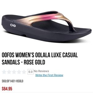 OOFOS | Shoes | Ladies Oofos Rose Gold 